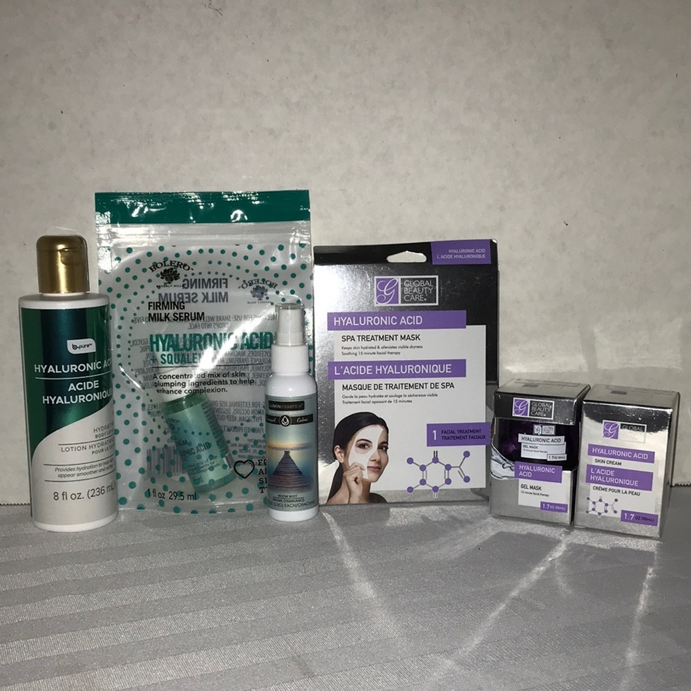 Hyaluronic acid face and body set + room mist